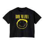 Boy Mama Boxy Tee (Nirvana Parody)