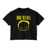 Boy Mama Boxy Tee (Nirvana Parody)